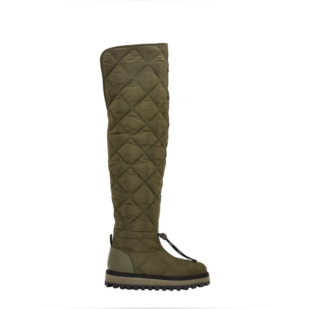 Guess Olive Green Quilted Winter Boots size 7.5 new - Picture 15 of 16